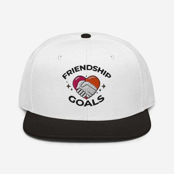 Friendship Goals Snapback Cap - - Hats