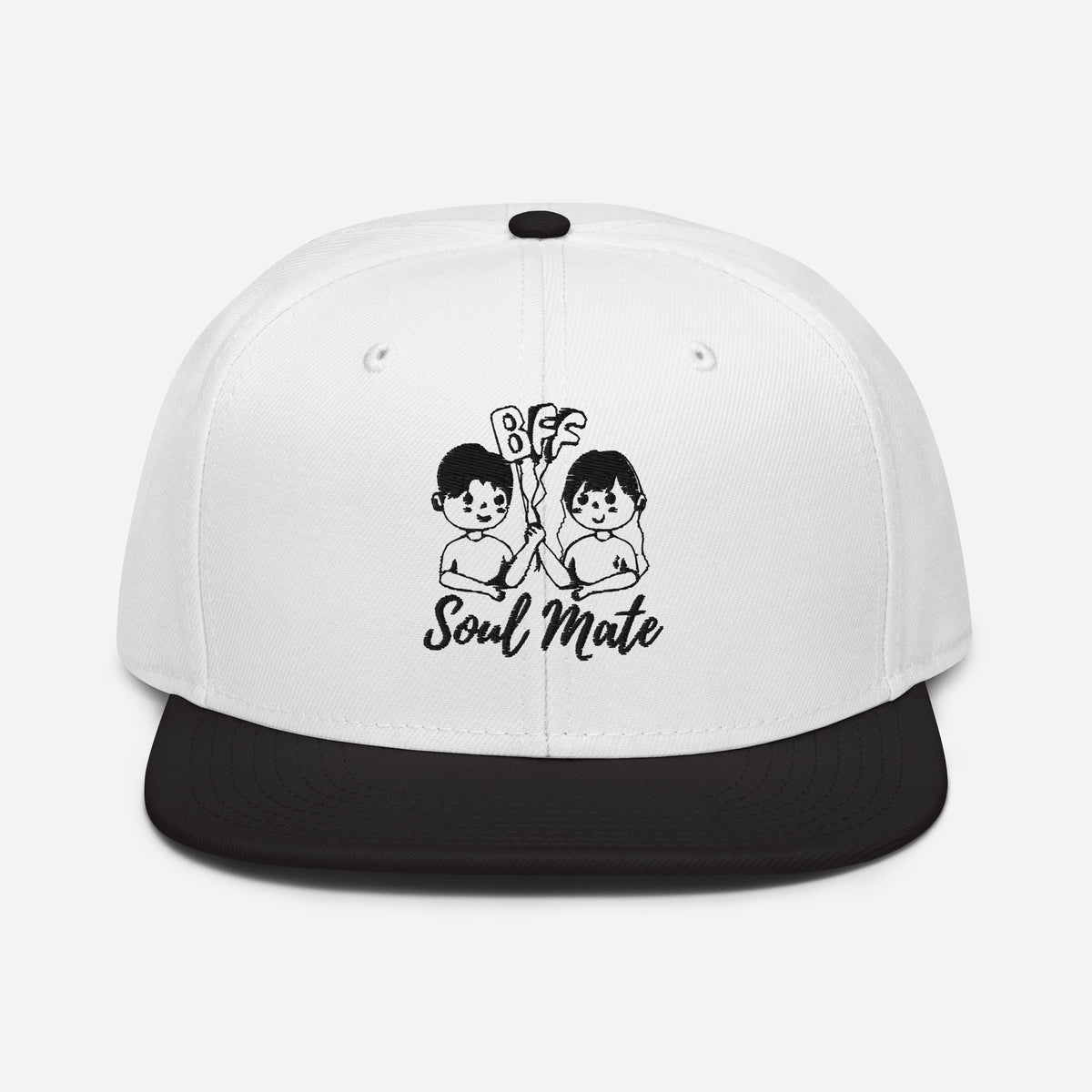 BFF Bond Snapback - Otto Cap Edition - Black White White - Hats