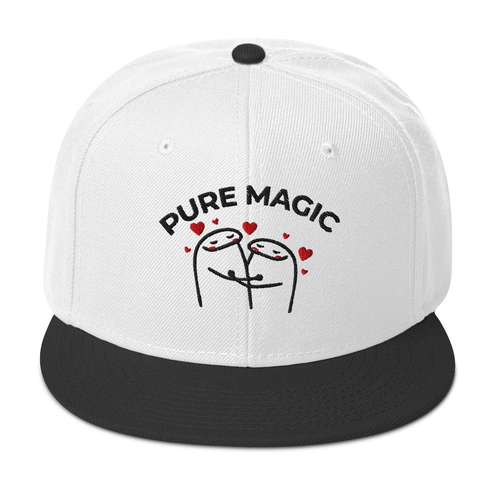 Otto Cap PURE MAGIC Snapback – A Gift for Your Best Friend - Black White White - Hats