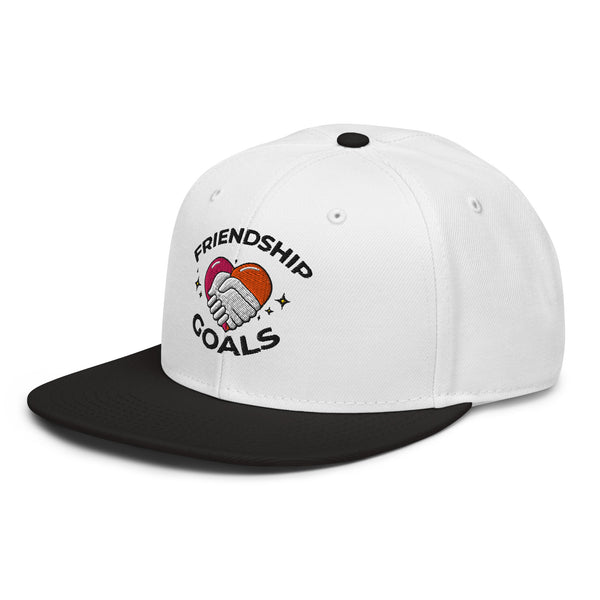 Friendship Goals Snapback Cap - - Hats