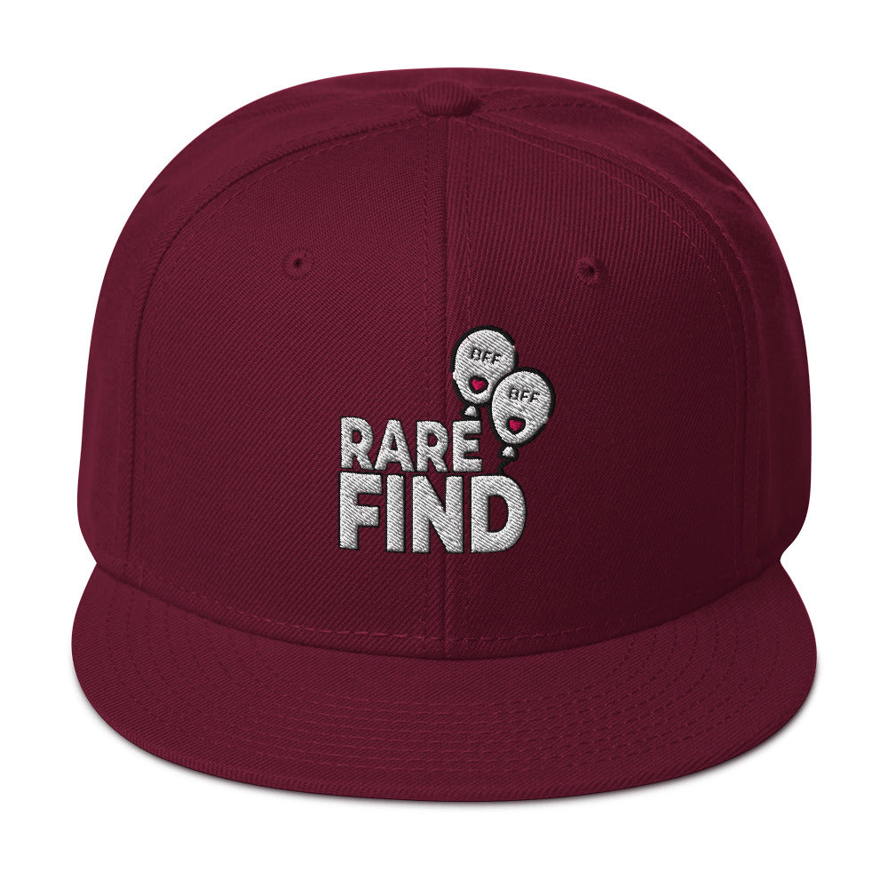 Rare Find Snapback Hat - A Tribute to Best Friends - Burgundy maroon - Hats