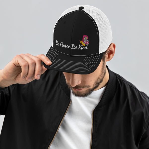 Embrace the Duality - Be Fierce - Be Kind Snapback Cap - - Caps