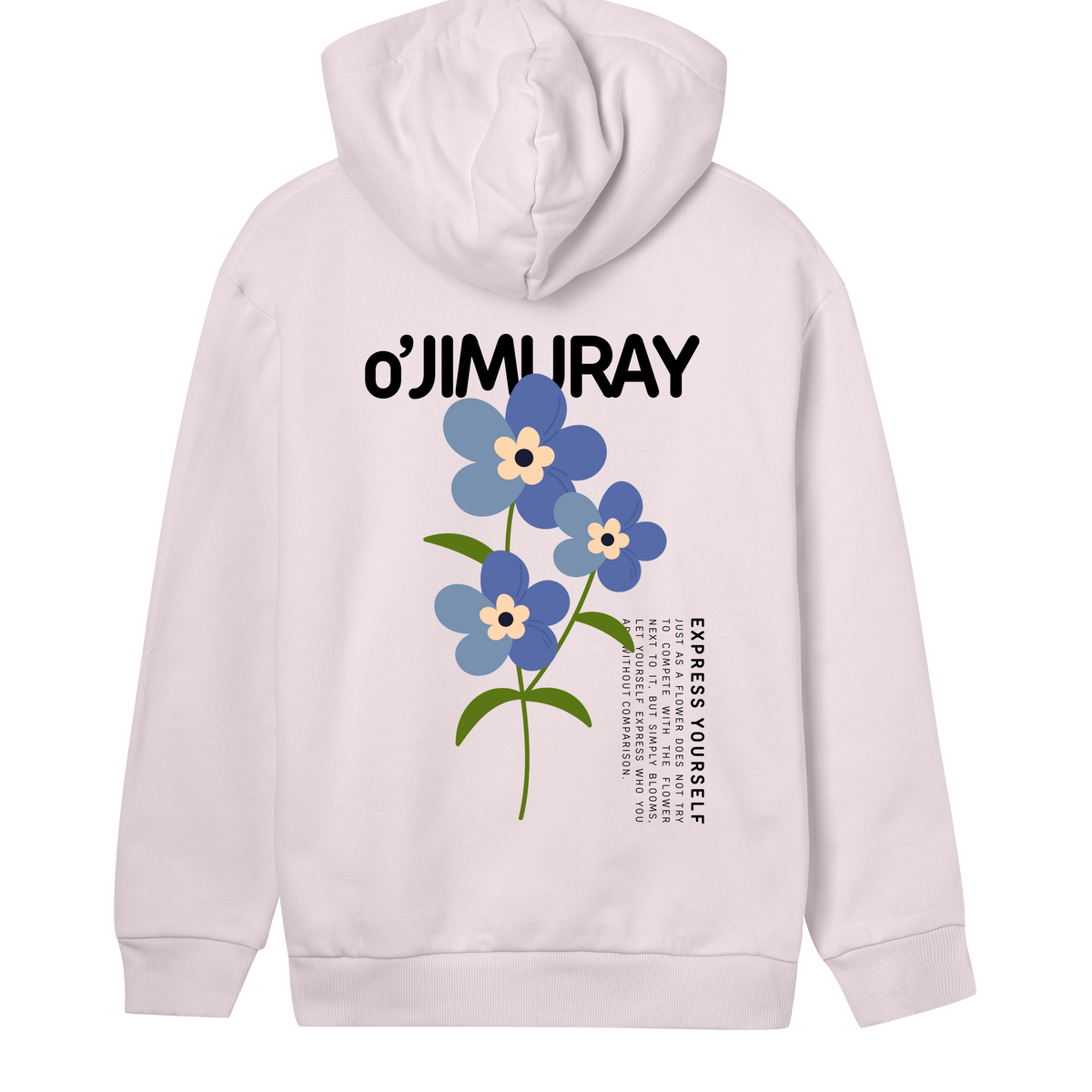 Floral Grace: Hoodie - - Hoodies