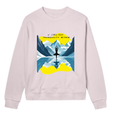 Echoes of Tranquillity - Wearable Peace - Soft pink women - Sweatshirts