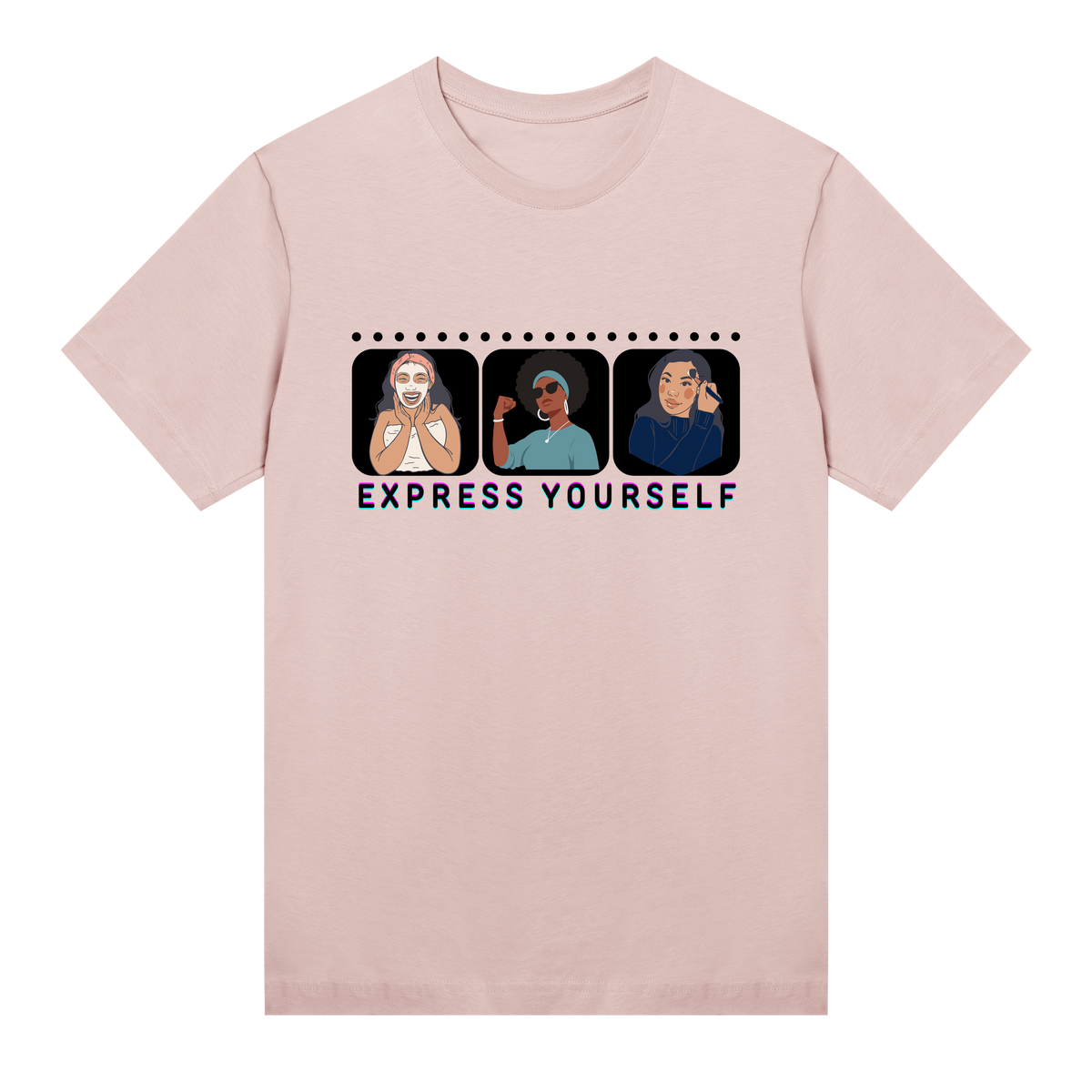 Empowered Trio - Express Yourself Tee - Soft pink women - T-shirts