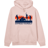 Sound-Wave Sensation - Express Yourself Hoodie - Soft pink women - Hoodies