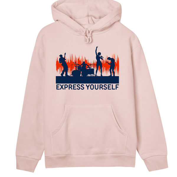 Sound-Wave Sensation - Express Yourself Hoodie - Soft pink women - Hoodies