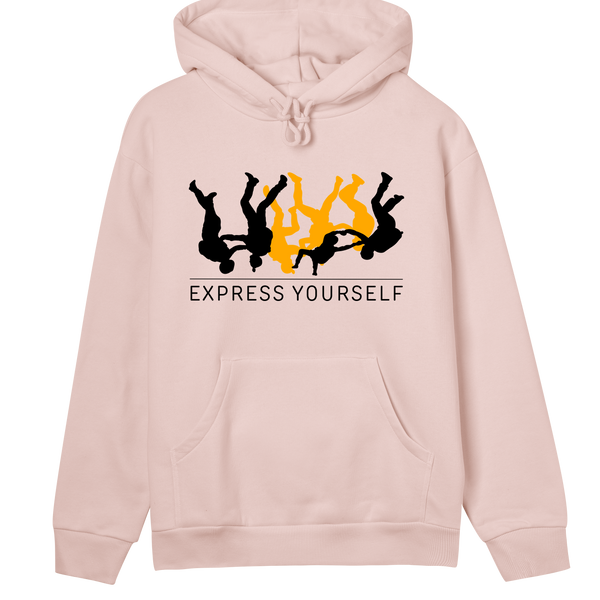 Bold Moves - Expressive Women's Hoodie - Soft pink women - Hoodies