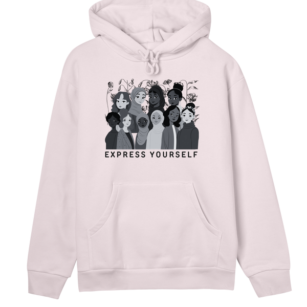 Celebrating Diversity - A Global Statement - Soft pink women - Hoodies