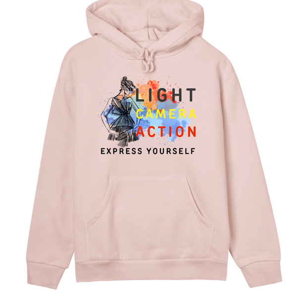 Lights - Camera - Fashion - Soft pink women - Hoodies