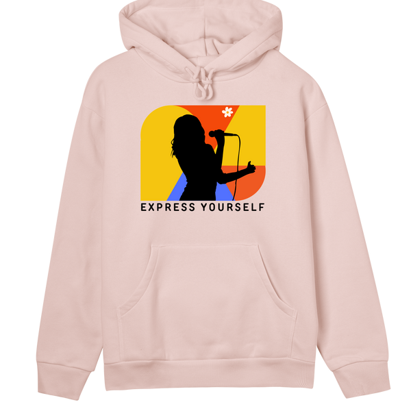 Bold Beats - Women's Self-Expression Hoodie - Soft pink women - Hoodies