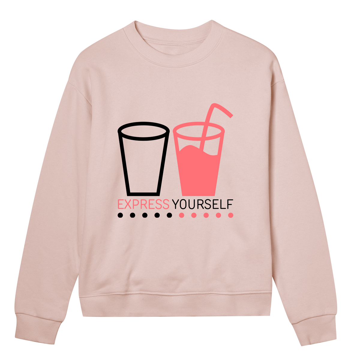 Sip & Shine - Expressive Wear - Soft pink women - Sweatshirts