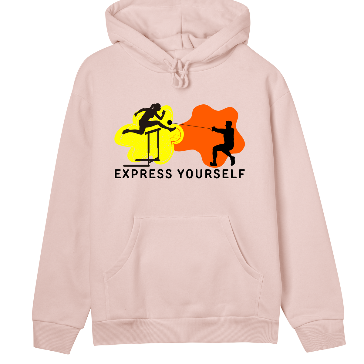 Sports Fusion - Express Yourself Hoodie - Soft pink women - Hoodies