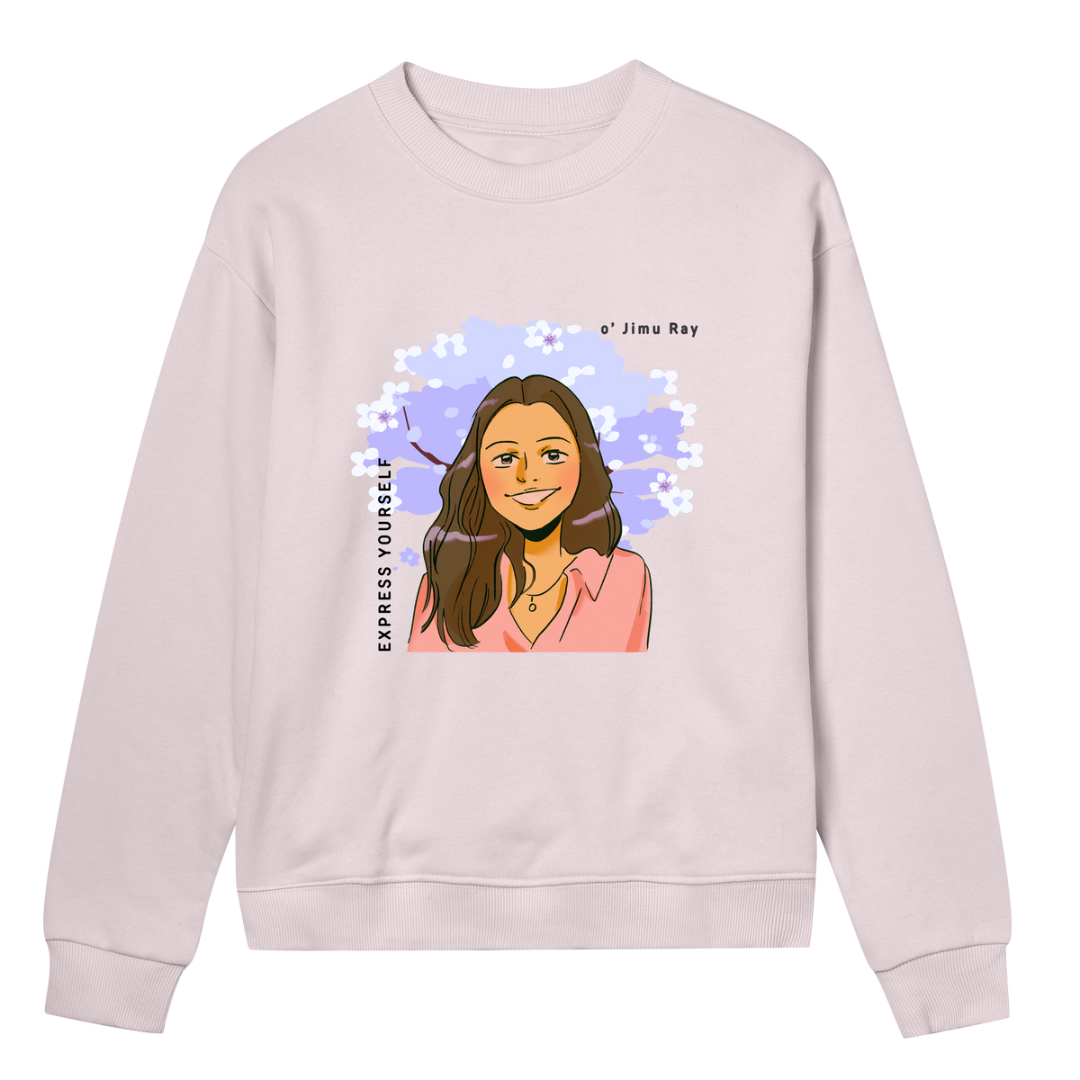 Floral Fresh - Express in Bloom - Soft pink women - Sweatshirts