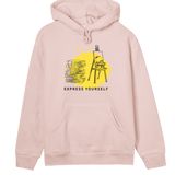 Artistic Essence Hoodie - Express Yourself - Soft pink women - Hoodies