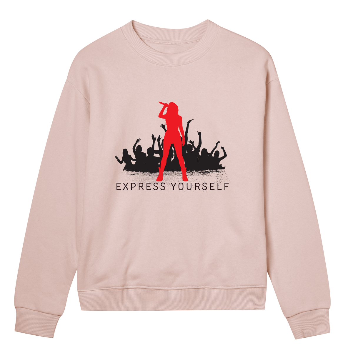 Rock the Stage - Express Yourself Sweatshirt - Soft pink women - Sweatshirts