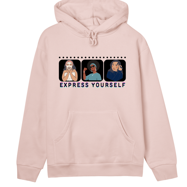 Self-Care & Strength - Express Yourself Hoodie - Soft pink women - Hoodies