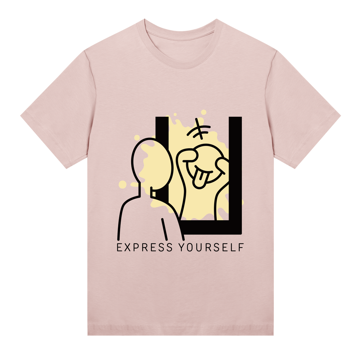 Playful Reflections - Express Yourself Tee - Soft pink women - T-shirts