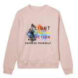 Lights, Camera, Action - Bold Expression Sweatshirt - Soft pink women - Sweatshirts