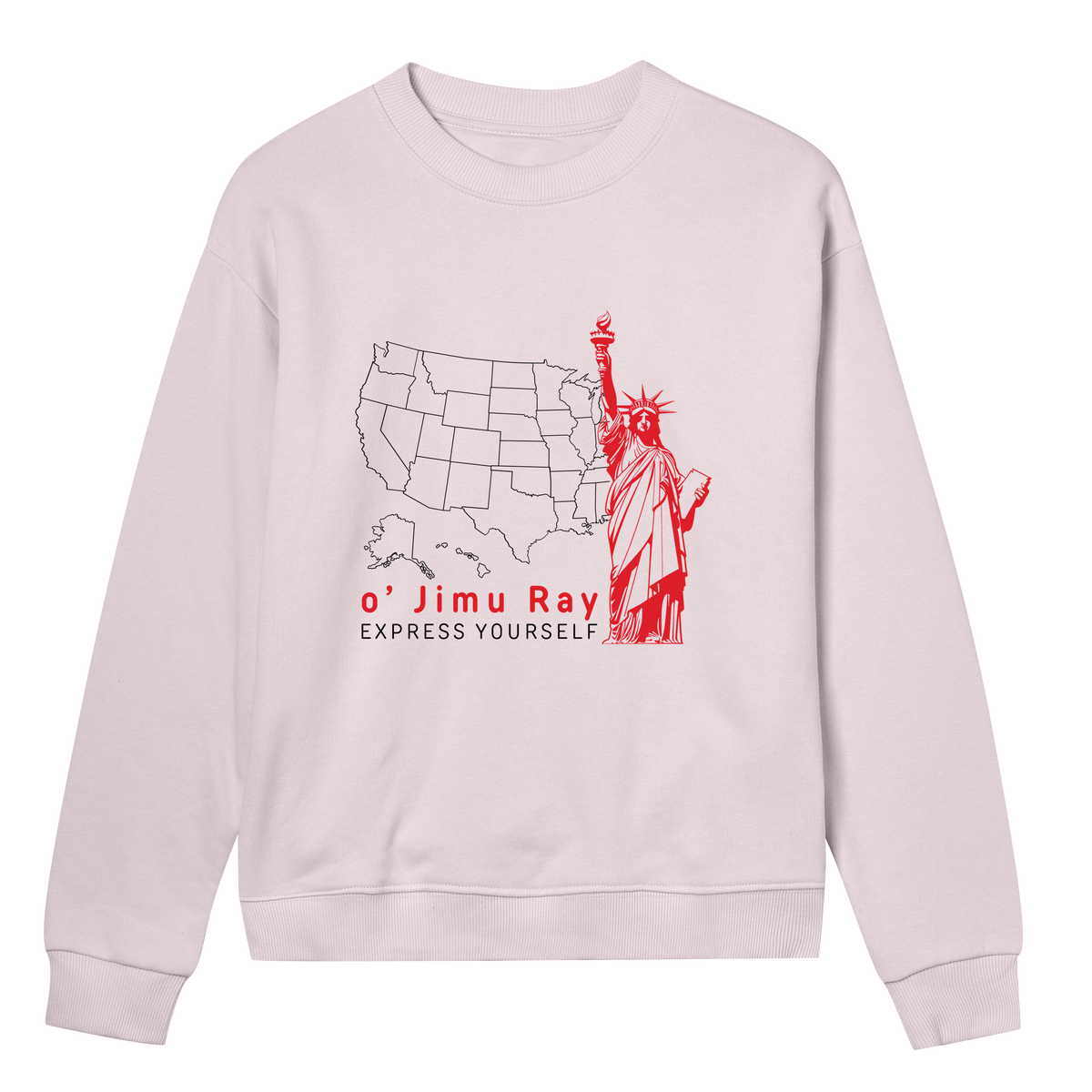 Liberty in Style - o' Jimu Ray 4th July Special - Soft pink women - Sweatshirts