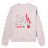 Liberty in Style - o' Jimu Ray 4th July Special - Soft pink women - Sweatshirts