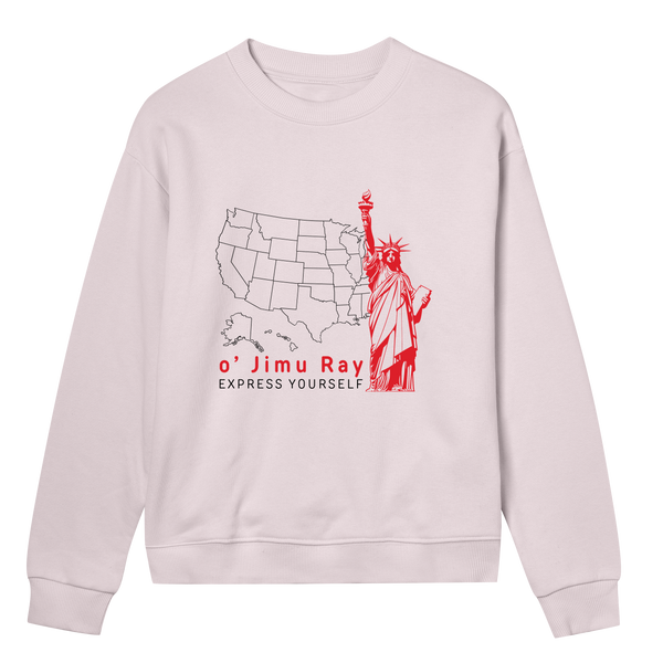 Liberty in Style - o' Jimu Ray 4th July Special - Soft pink women - Sweatshirts