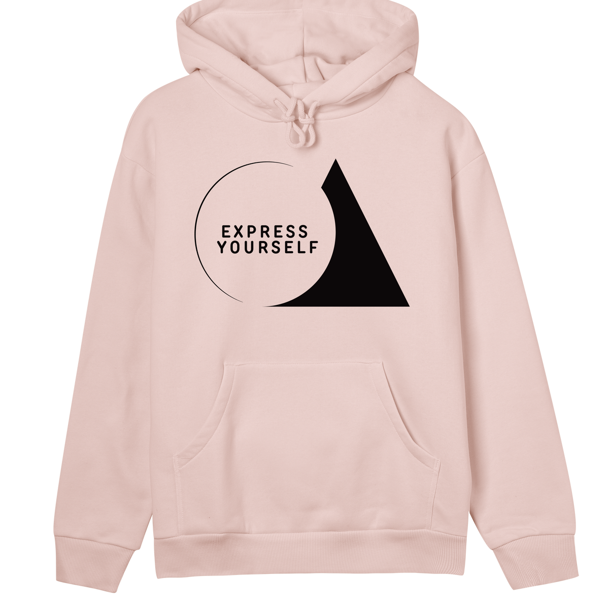 Geometric Boldness - Women's Expression Hoodie - Soft pink women - Hoodies