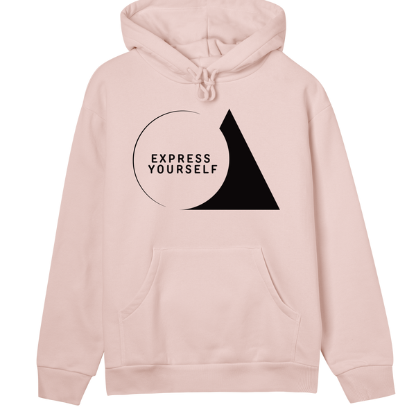 Geometric Boldness - Women's Expression Hoodie - Soft pink women - Hoodies