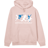 Energetic Shadows - Stylish Women's Hoodie - Soft pink women - Hoodies