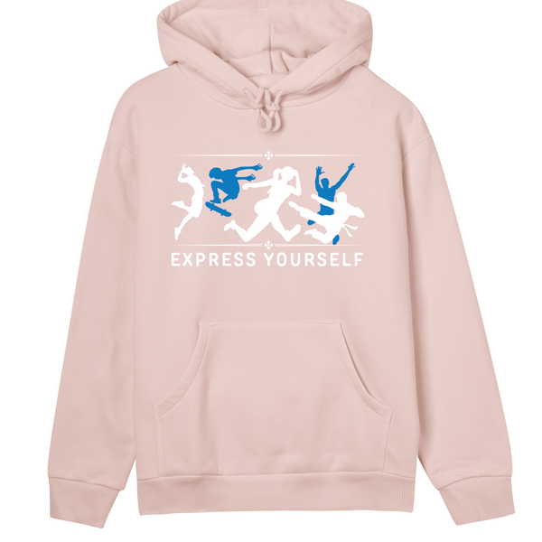 Energetic Shadows - Stylish Women's Hoodie - Soft pink women - Hoodies