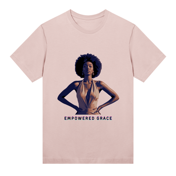 Empowered Grace - Fashion Statement - Soft pink women - T-shirts