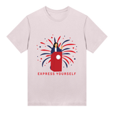 Patriotic Fashion - o' Jimu Ray 4th July Special - Soft pink women - T-shirts