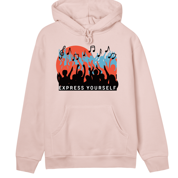 Music in Motion - Contemporary Hoodie - Soft pink women - Hoodies