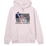 Liberty And Fashion - o' Jimu Ray - 4th July Special - Soft pink women - Hoodies