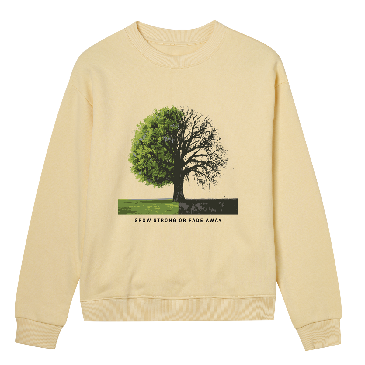 Half Alive, Half Faded - Express Yourself Sweatshirt - Soft yellow women - Sweatshirts