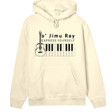 Musical Notes - Express Yourself Hoodie - Soft yellow women - Hoodies