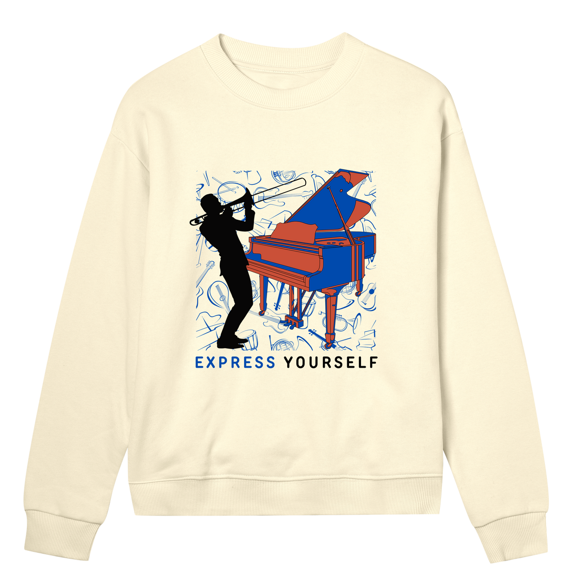 Sound & Style - The Musical Journey - Soft yellow women - Sweatshirts