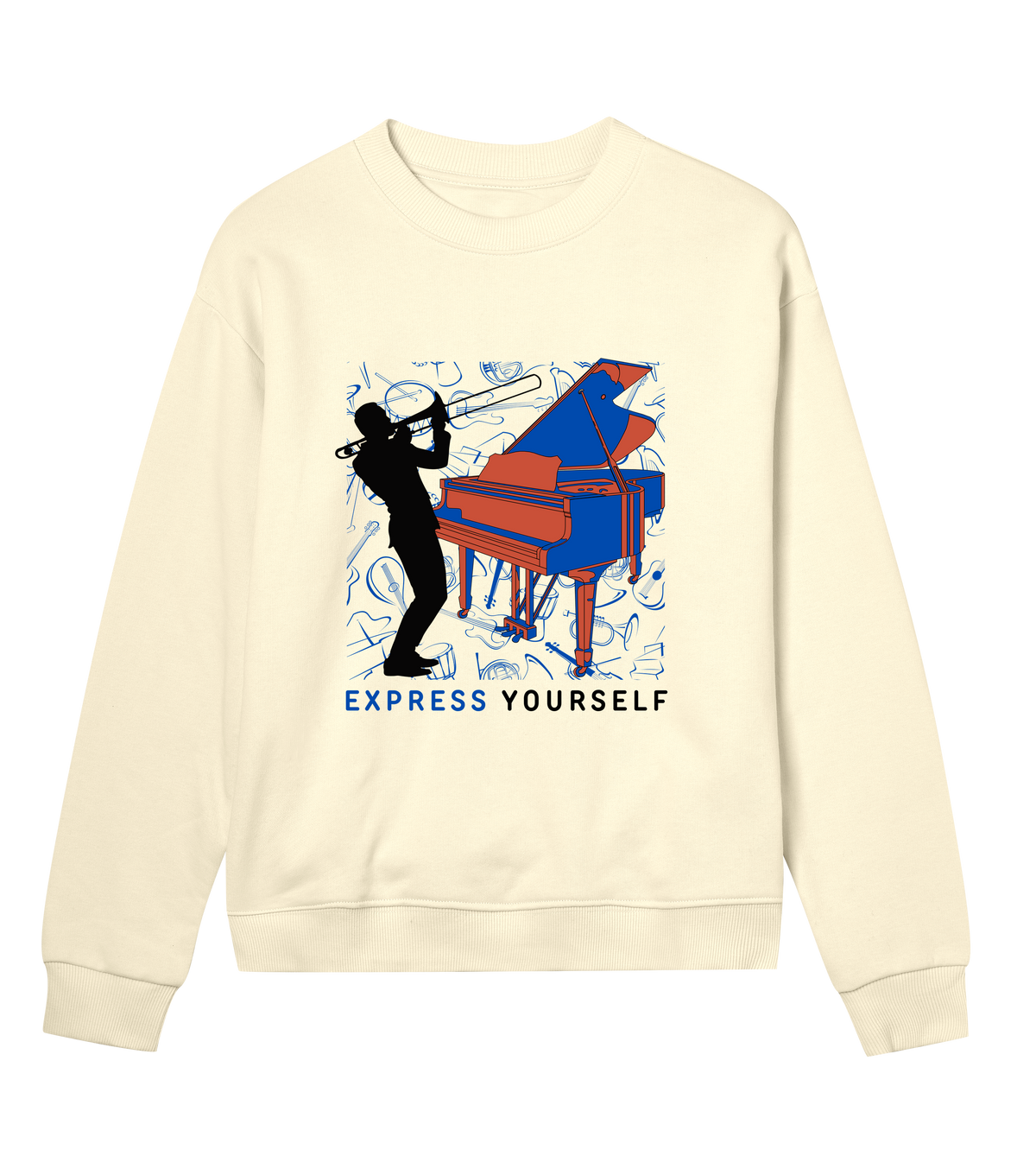 Sound & Style - The Musical Journey - Soft yellow women - Sweatshirts