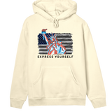 Liberty And Fashion - o' Jimu Ray - 4th July Special - Soft yellow women - Hoodies