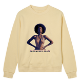 Empowered Grace - Bold Elegance Sweatshirt - Soft yellow women - Sweatshirts