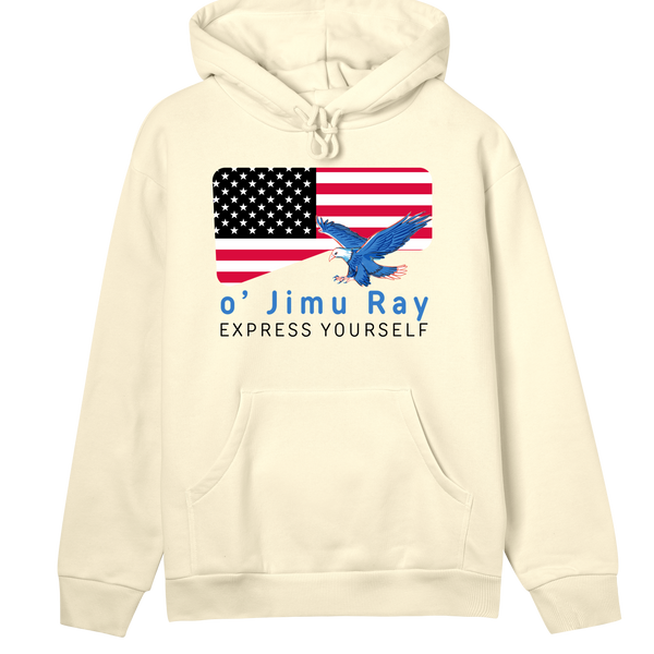 Stars, Stripes, and Style - 4th July Special - Soft yellow women - Hoodies