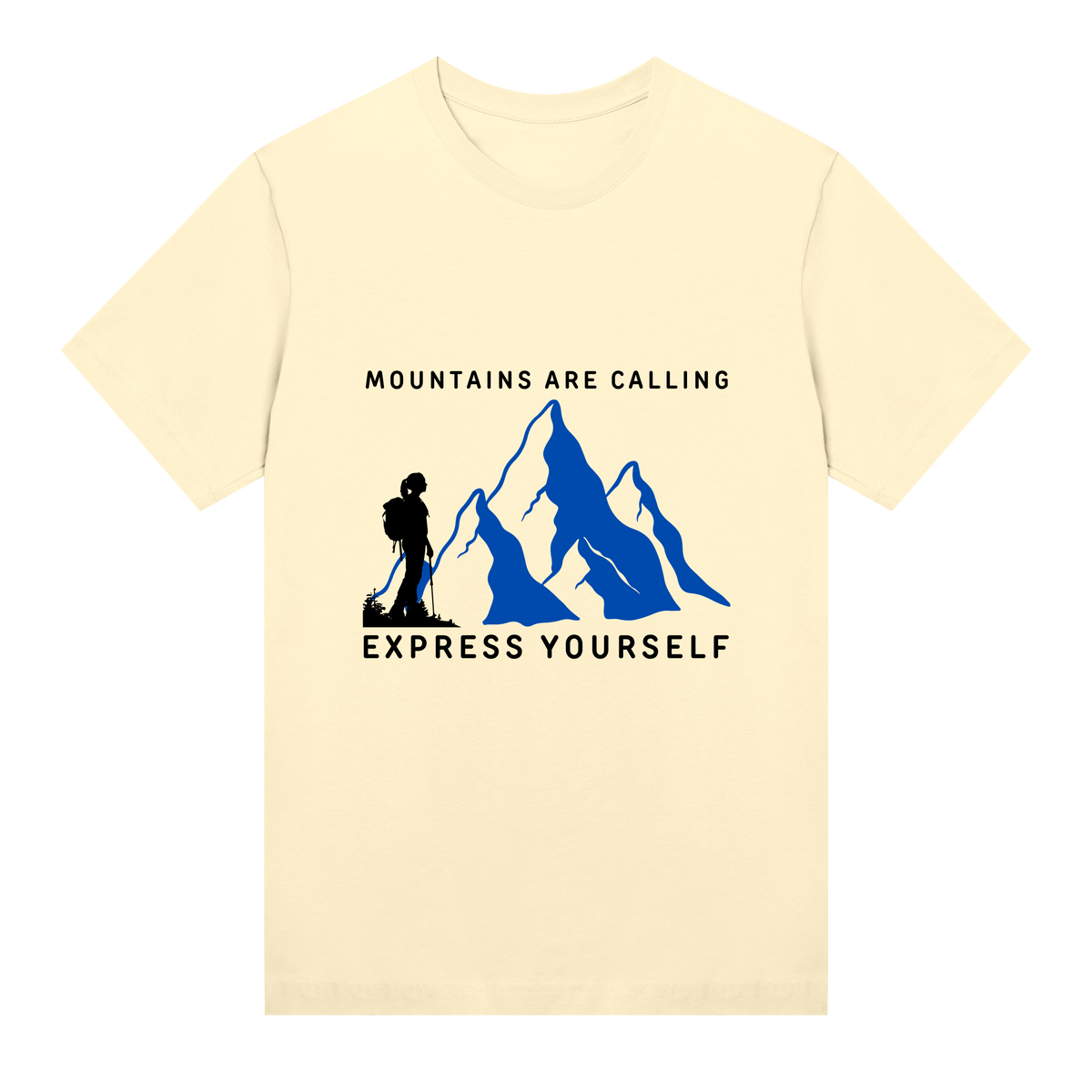 Peak Mountain Majesty Tee - Soft yellow women - T-shirts