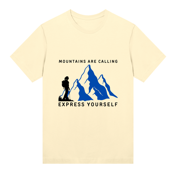 Peak Mountain Majesty Tee - Soft yellow women - T-shirts