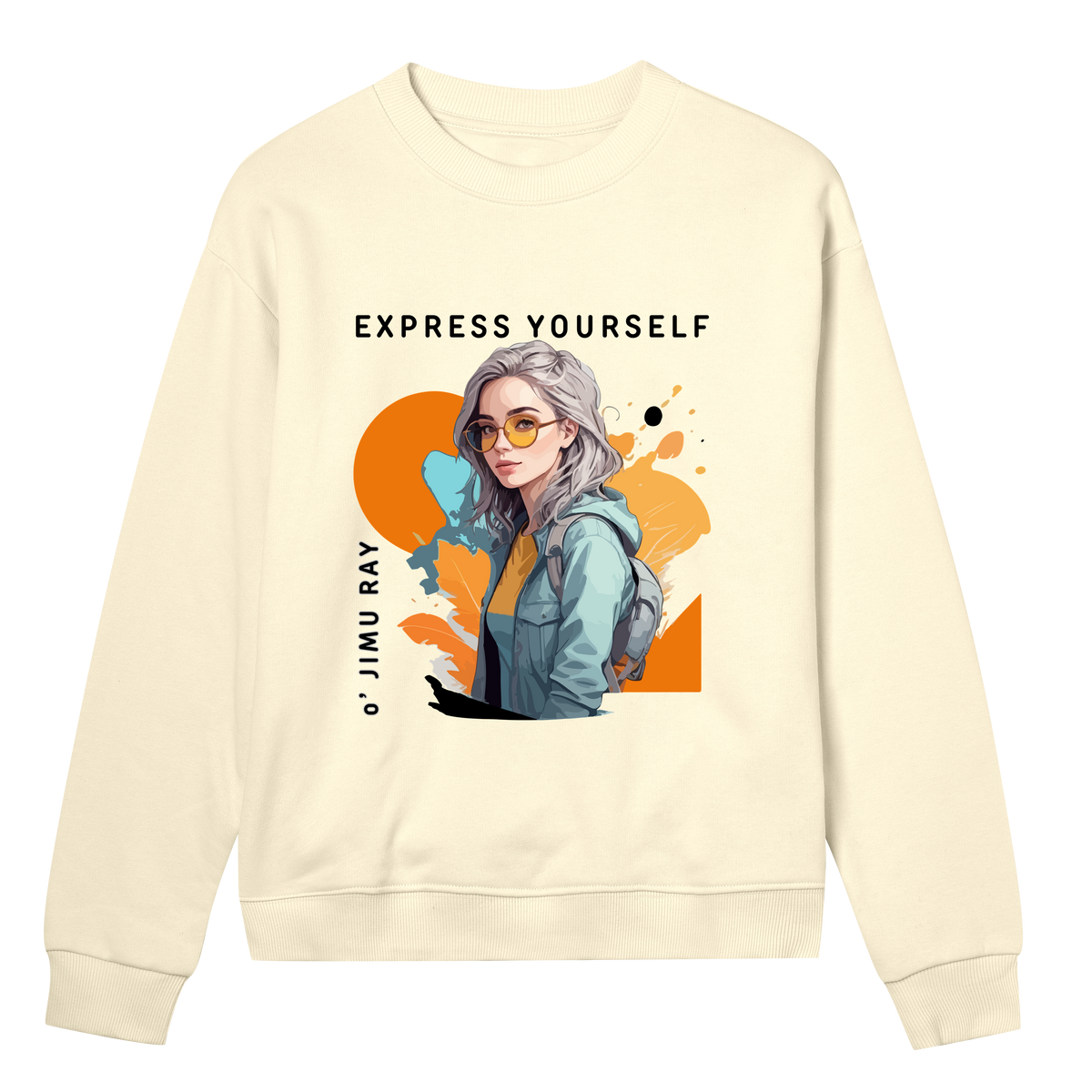 Glam Grit - Express in Style - Soft yellow women - Sweatshirts