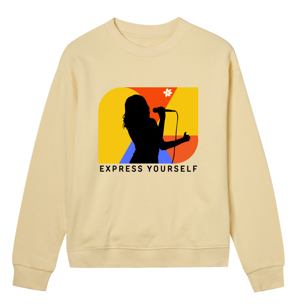 Chic Comfort - Stand Out in Style - Soft yellow women - Sweatshirts