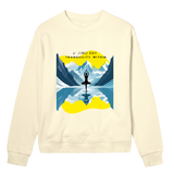 Echoes of Tranquillity - Wearable Peace - Soft yellow women - Sweatshirts