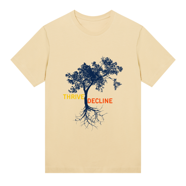 Thrive and Decline - A Stylish Paradox - Soft yellow women - T-shirts