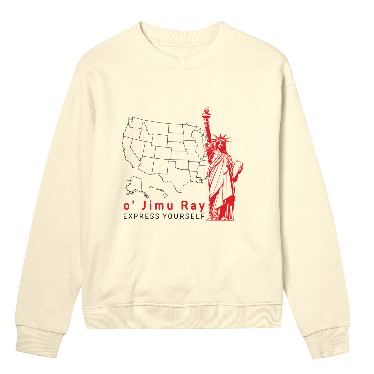 Liberty in Style - o' Jimu Ray 4th July Special - Soft yellow women - Sweatshirts