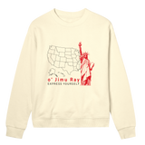 Liberty in Style - o' Jimu Ray 4th July Special - Soft yellow women - Sweatshirts