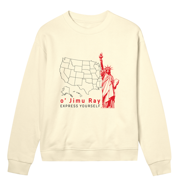 Liberty in Style - o' Jimu Ray 4th July Special - Soft yellow women - Sweatshirts